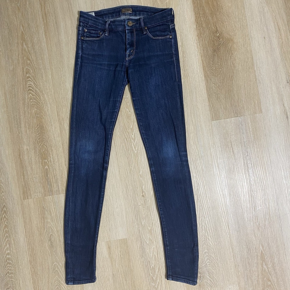 MOTHER The Looker Skinny Jeans Forever and a Day Dark Wash Made in USA 26